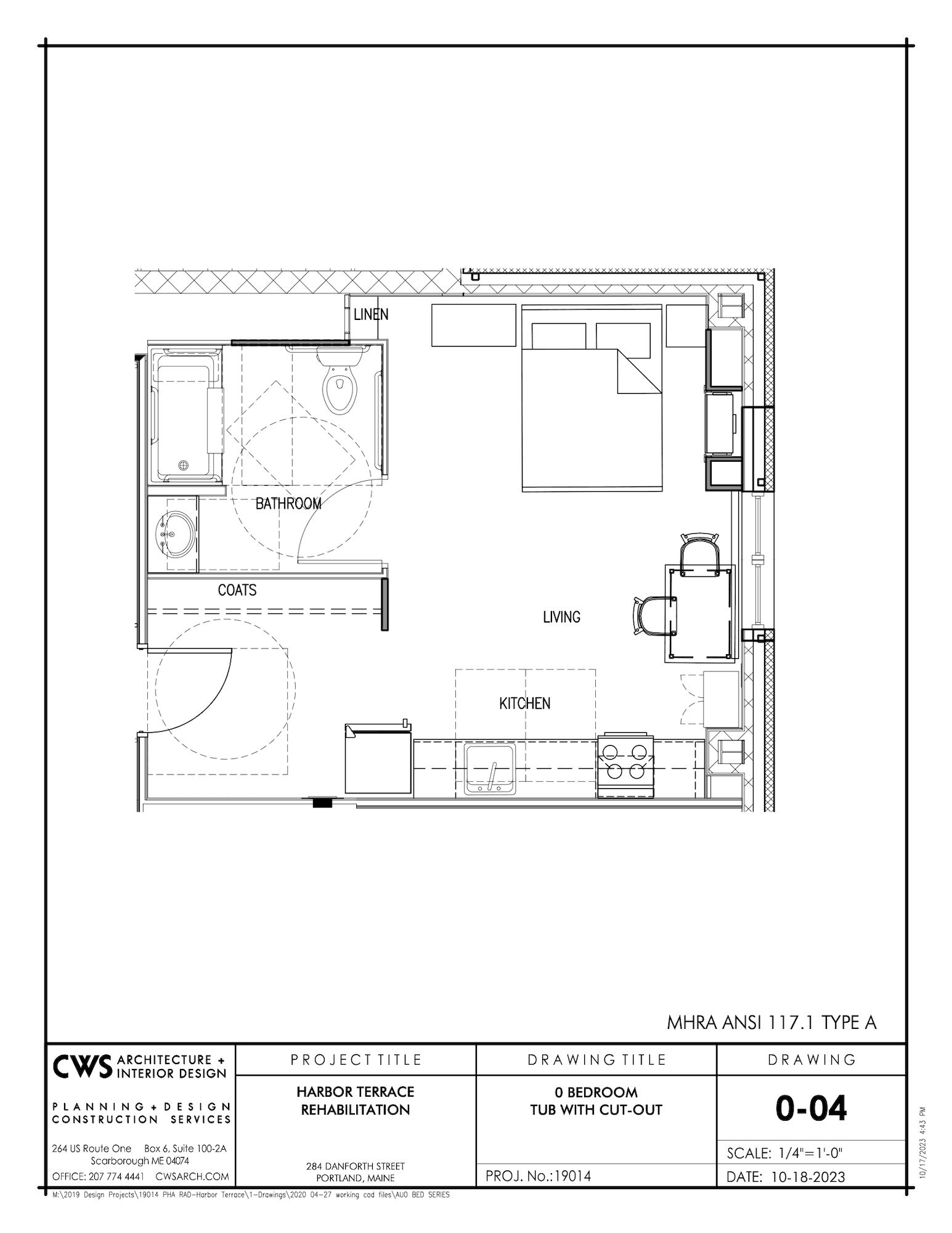 studio floor plan