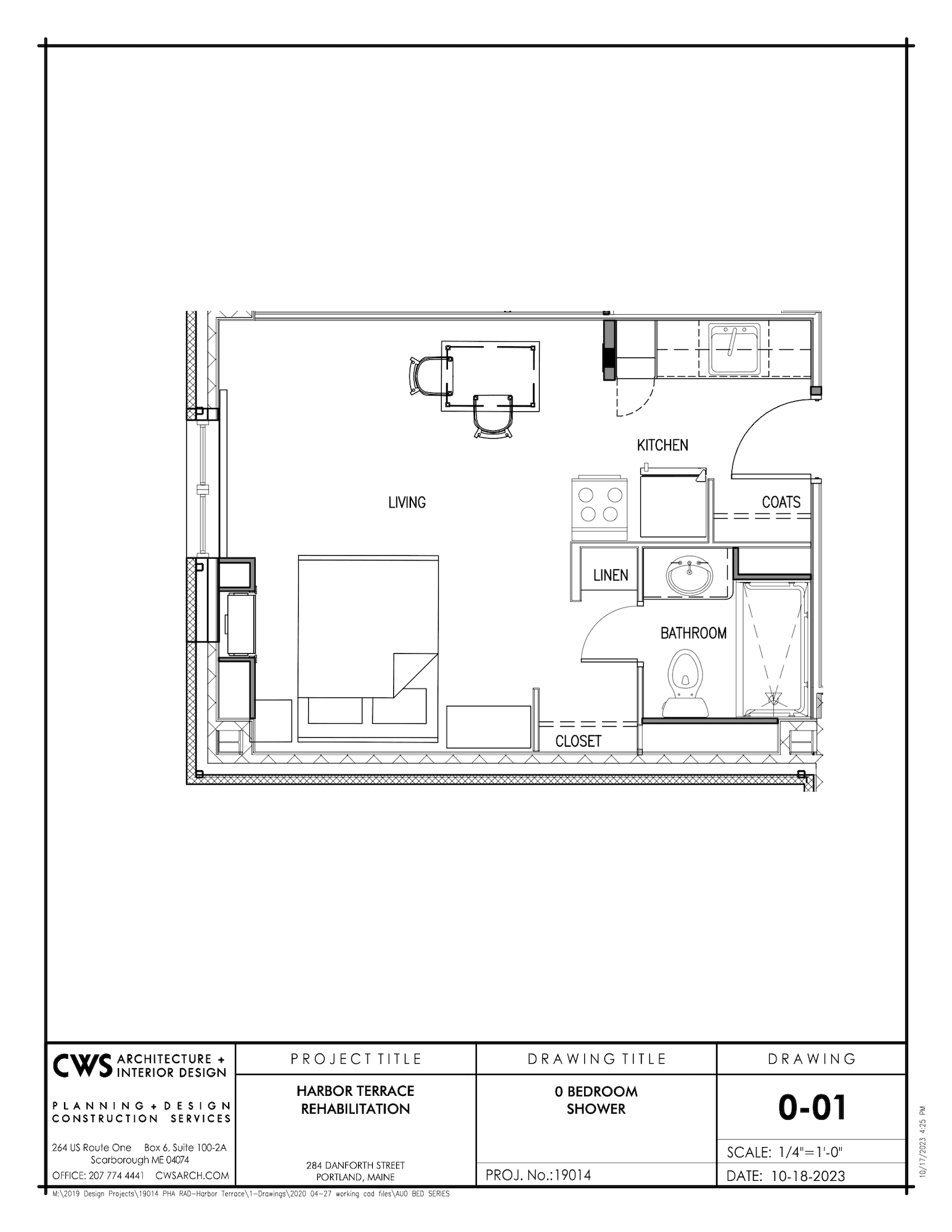 studio floor plan