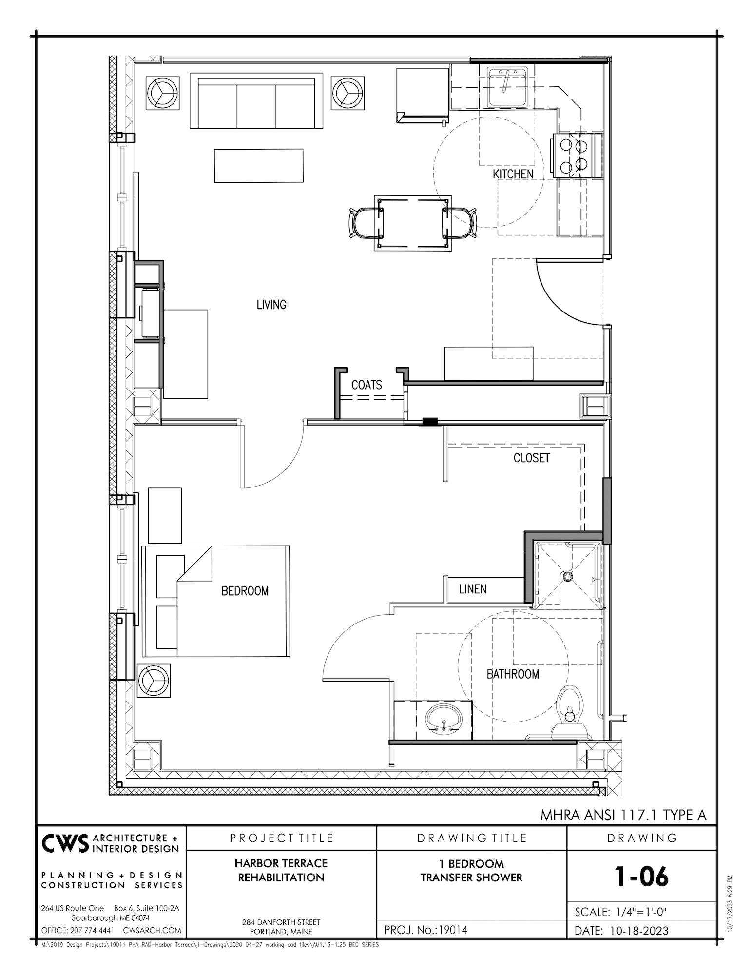 one bedroom floor plan