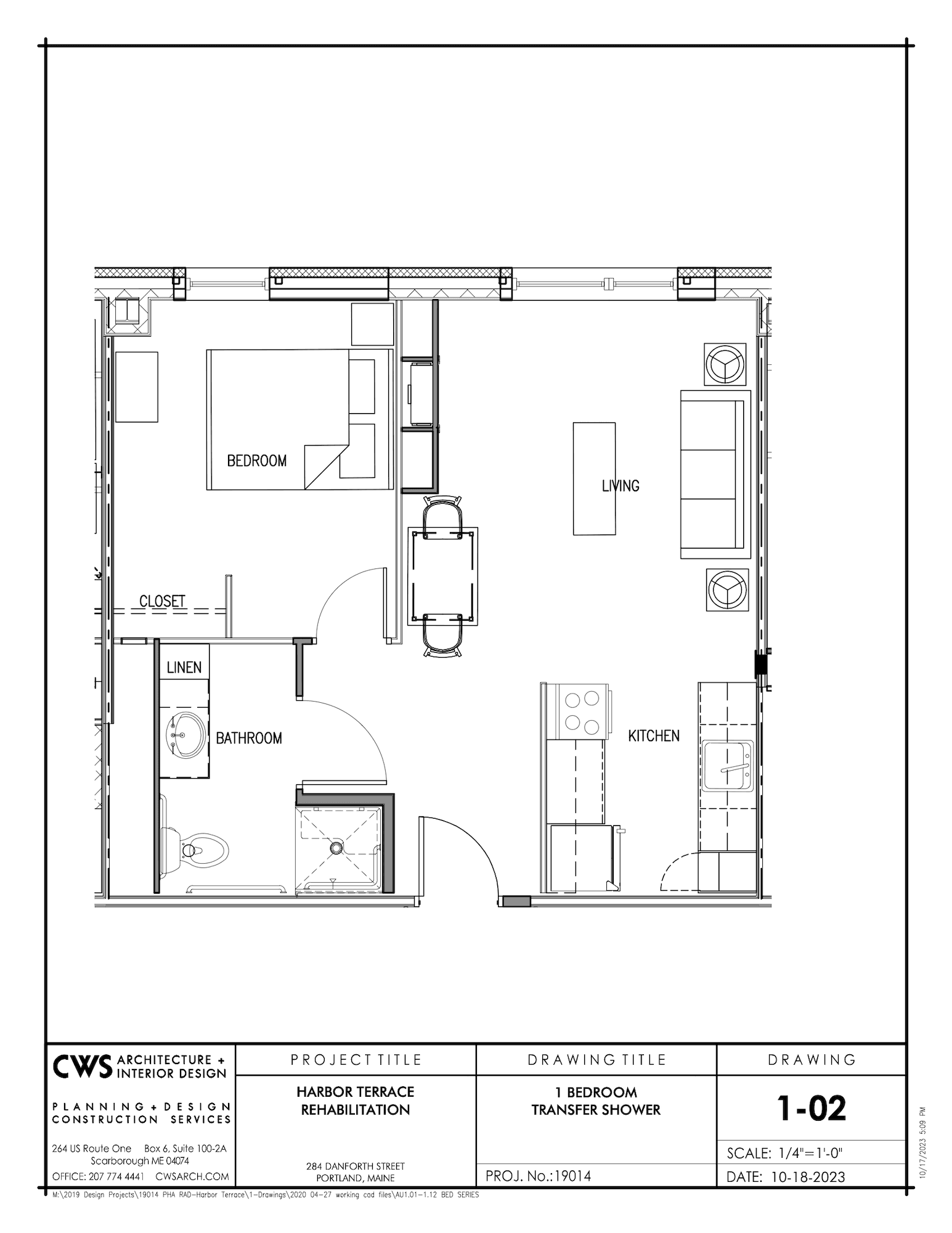 one bedroom floor plan