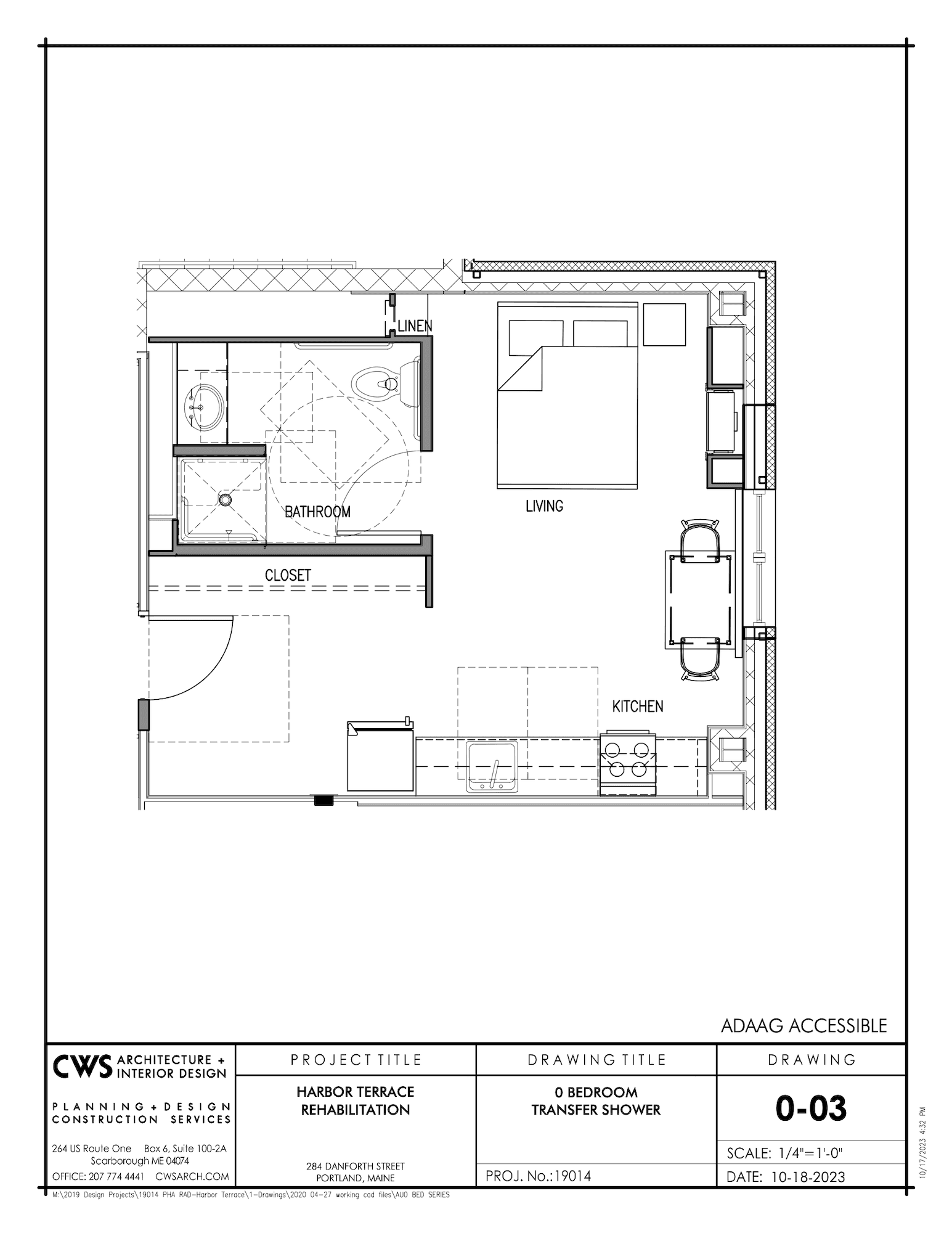 studio floor plan