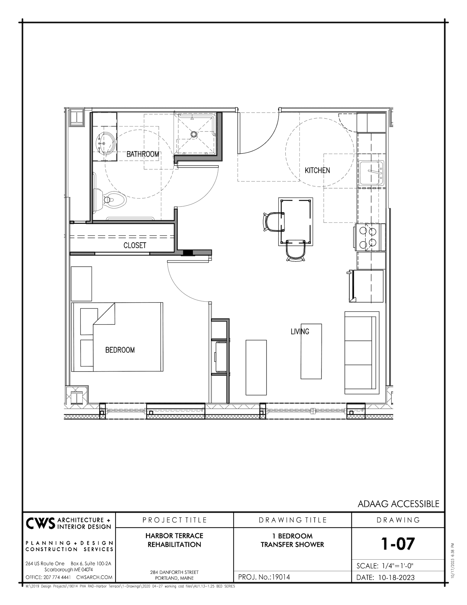 one bedroom floor plan