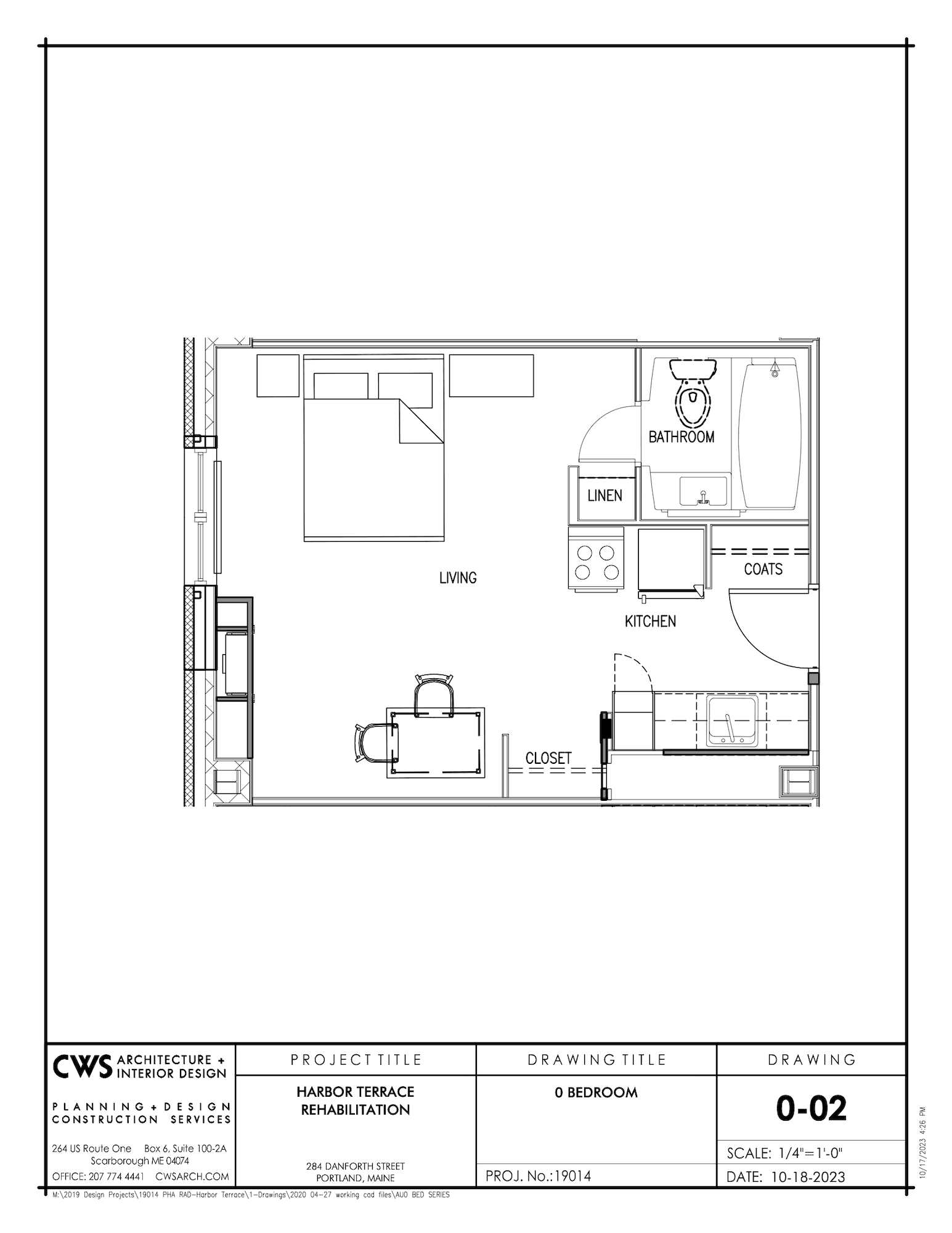 studio floor plan